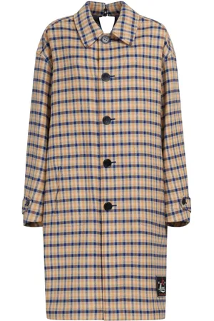 Marni Abrigo reversible con motivo de cuadros