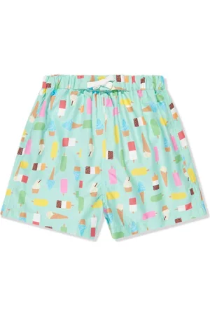 Rachel Riley Shorts de playa con helados estampados