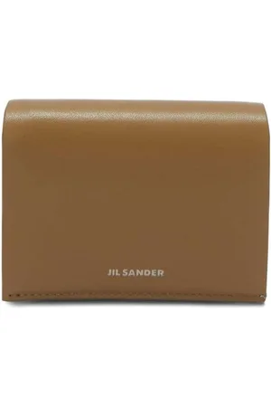 Jil Sander Cartera plegable con logo en relieve