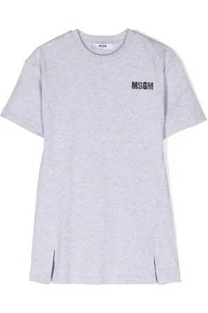 Msgm Vestido con logo estampado