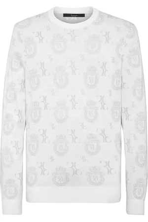 BILLIONAIRE Sudadera Crest con motivo en jacquard