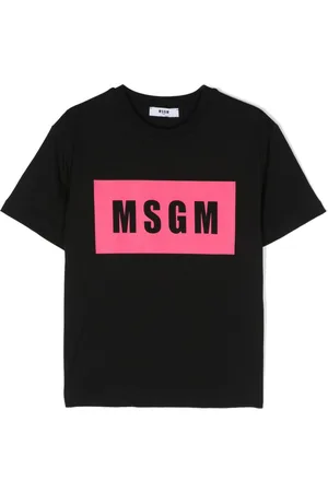 Msgm Playera con logo estampado