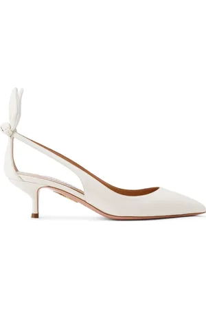 Aquazzura Zapatillas Bow Tie con tacón de 50mm