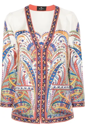 Etro Chamarra con estampado floral
