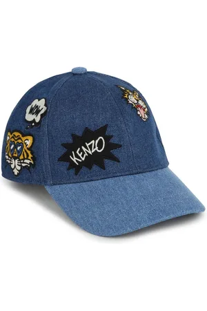 Kenzo Gorra de mezclilla con motivo bordado