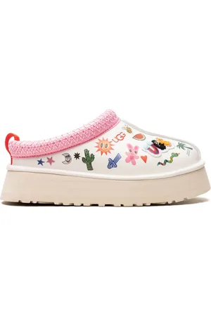 UGG Slippers Tazz Pop Sketch "White"