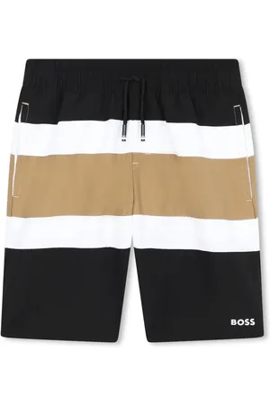 HUGO BOSS Shorts de playa con diseño color block