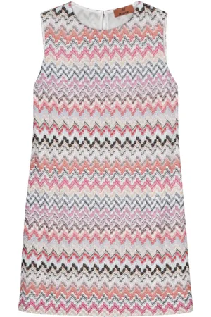 Missoni Vestido corto con motivo en zigzag