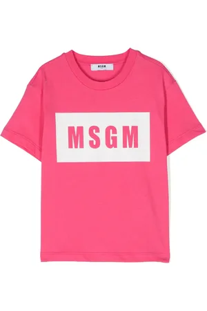 Msgm Playera con logo estampado