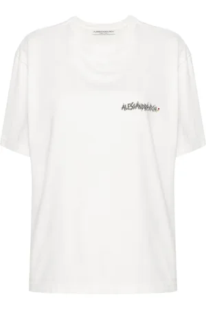 Alessandra Rich Playera con estampado gráfico