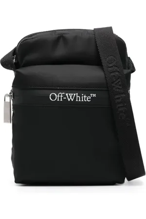 OFF-WHITE Mochila tipo mensajero con logo estampado
