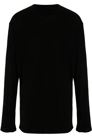 JULIUS Playera manga larga con cuello redondo