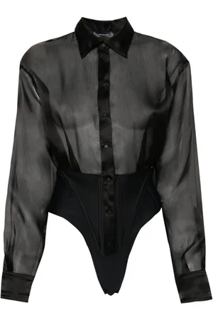 MUGLER Body con diseño traslúcido