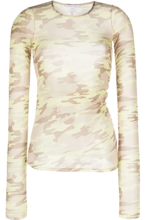 Patrizia Pepe Top con motivo militar