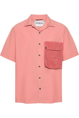 Iceberg Camisa con logo bordado