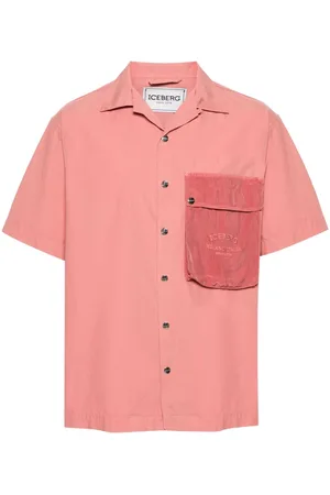 Iceberg Camisa con logo bordado