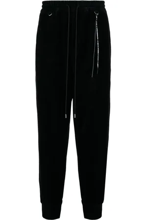 MASTERMIND Pants tapered con logo en jacquard