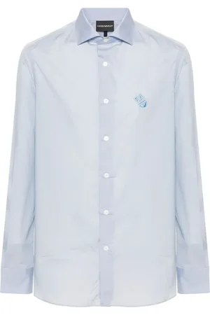 Emporio Armani Camisa con logo bordado