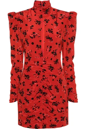 Alessandra Rich Vestido corto con estampado floral