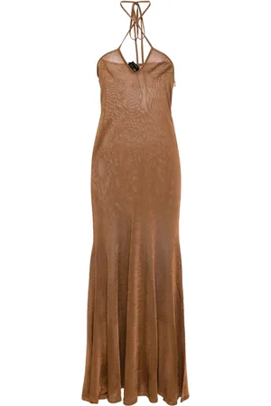 Tom Ford Vestido largo con diseño acampanado