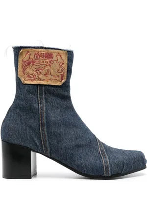 MAGLIANO Botines de mezclilla con tacón de 75mm