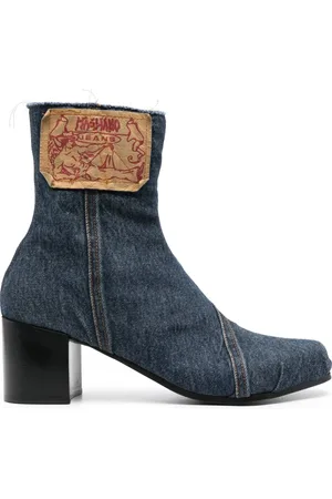 MAGLIANO Botines de mezclilla con tacón de 75mm
