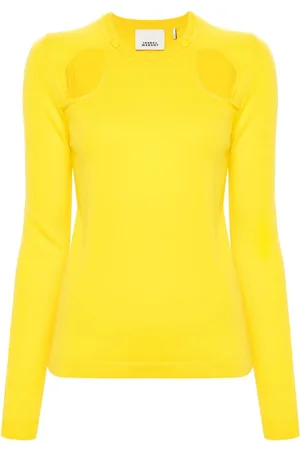 Isabel Marant Top de cachemira Velen con aberturas