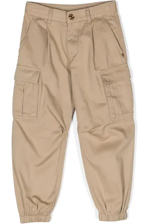 VERSACE Pantalones cargo con diseño ajustado