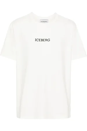Iceberg Playera stretch con logo estampado