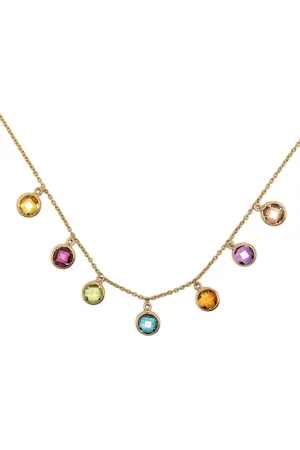 SwaytaSha Collar en oro amarillo de 18kt con gemas