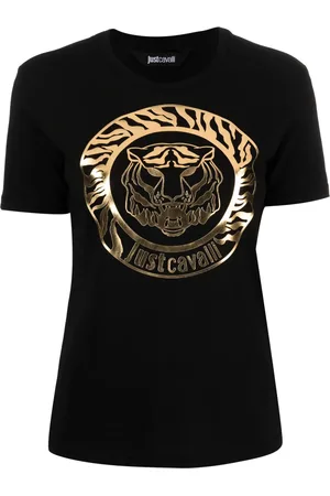 Roberto Cavalli Playera con motivo Tiger Head