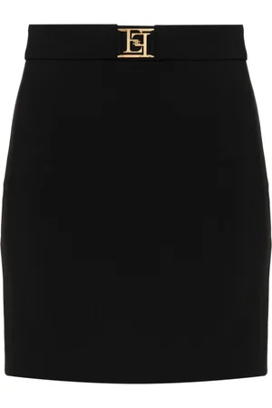 Elisabetta Franchi Falda corta de crepé