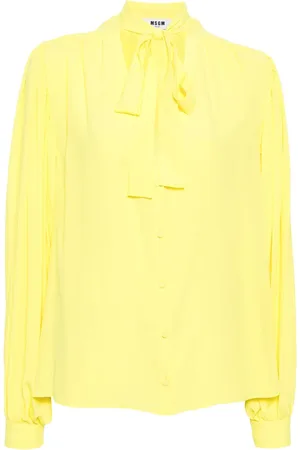 Msgm Camisa con moño