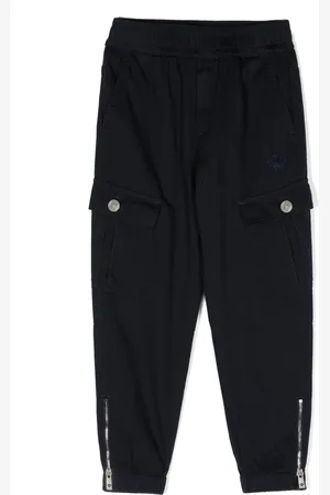 VERSACE Pantalones cargo con diseño ajustado