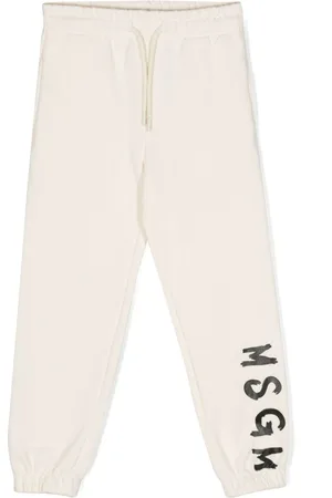 Msgm Pants con logo estampado