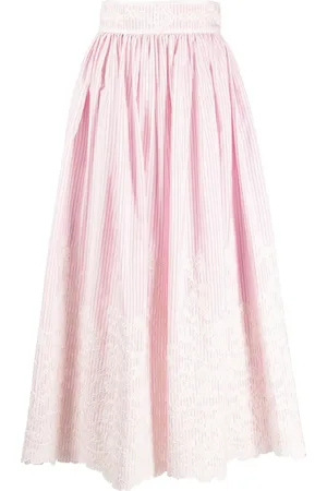 Elie saab Falda con bordado floral
