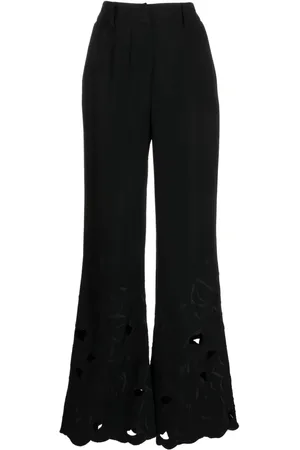 Elie saab Pantalones acampanados con abertura