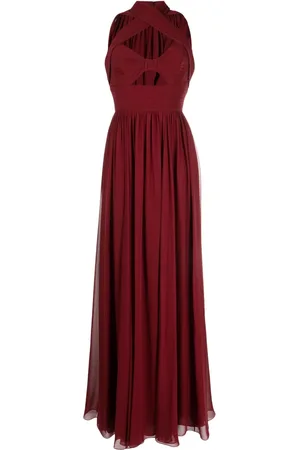 Elie saab Vestido de fiesta de seda con capucha