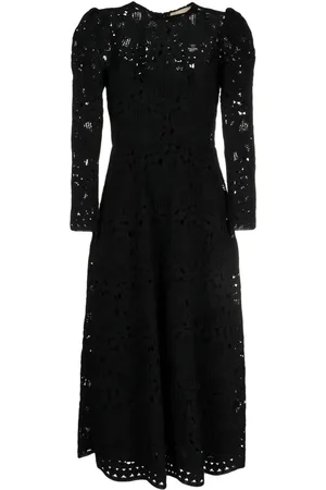 Elie saab Vestido midi con encaje