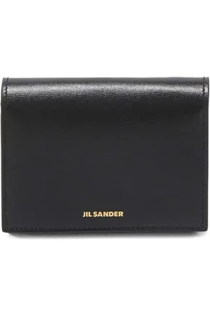 Jil Sander Tarjetero con sello del logo