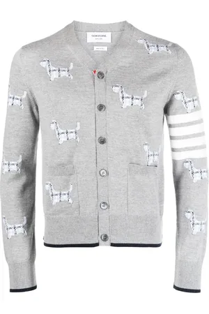 Thom Browne Cárdigan con motivo 4-Bar