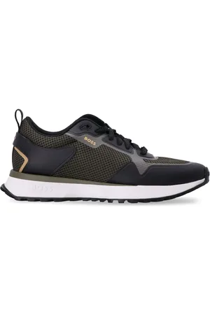 HUGO BOSS Tenis con paneles y logo estampado
