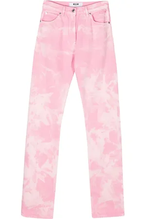 Msgm Jeans tapered con logo bordado
