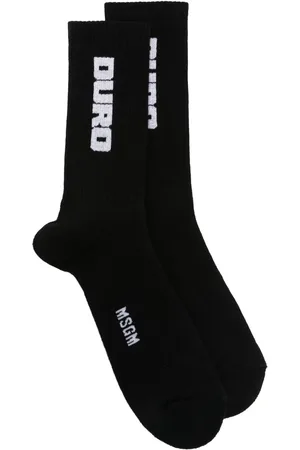 Msgm Calcetines con logo estampado