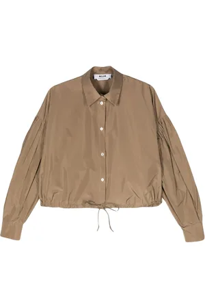Msgm Camisa con mangas obispo