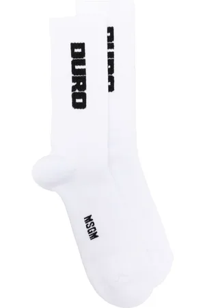 Msgm Calcetines con logo estampado