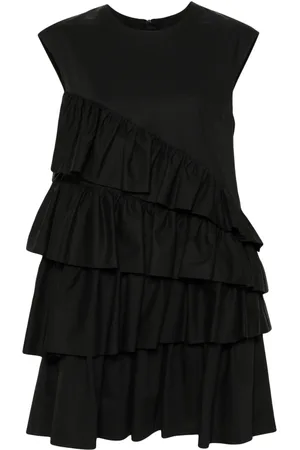 Msgm Vestido con detalle de volantes