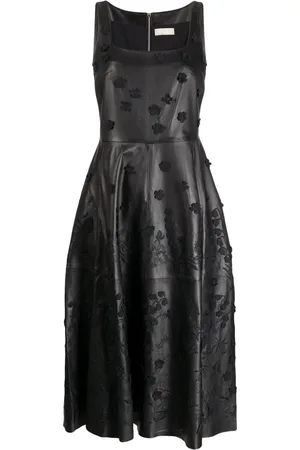 Elie saab Vestido midi con apliques florales