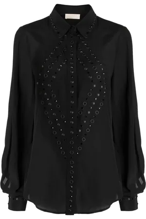 Elie saab Falda con detalle de ojales