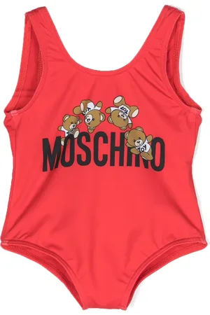 Moschino Traje de baño con logo estampado